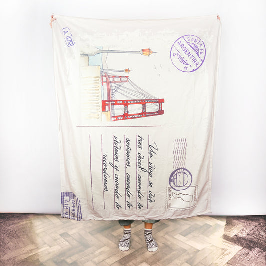 Santa Fé Manta Personalizada Tarjeta Postal