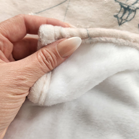 Frazada Polar Soft Mapamundi