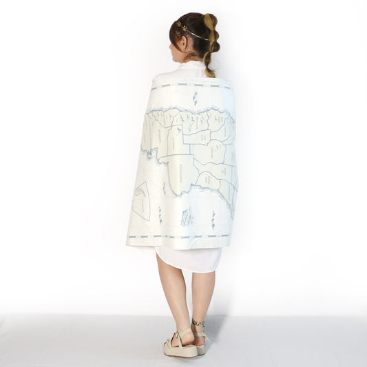 Mapa Vintage Argentina Toalla Deportiva