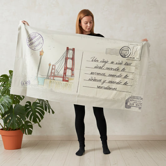 Santa Fé Toalla Personalizada Tarjeta Postal