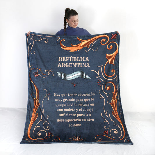 Fileteado Bandera Manta Personalizada Internacional