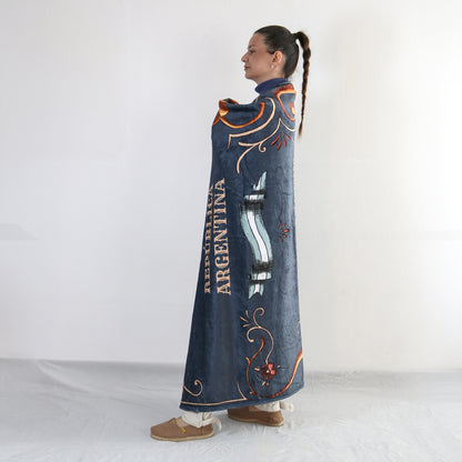 Fileteado Bandera Manta Personalizada