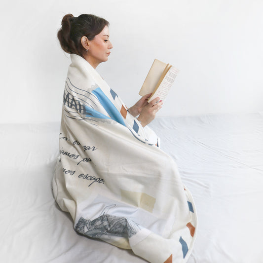 Sobre Argentina Mapa con Foto Manta Personalizada Internacional