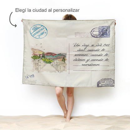 Jujuy Lona Playera Personalizada Estilo Postal