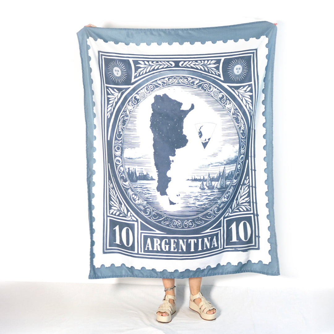 Lona de Tela Estampilla Argentina