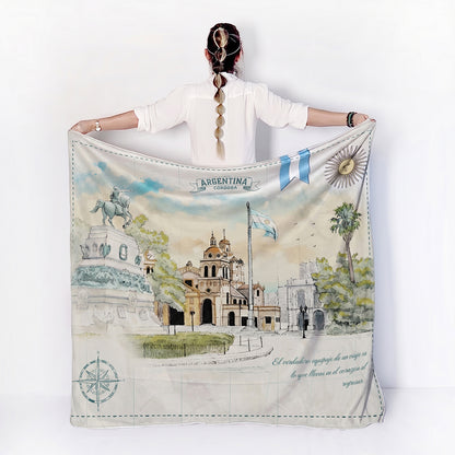 Córdoba Paisaje Postal Manta Personalizada