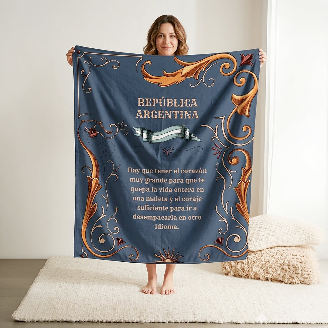 Fileteado Bandera Manta Personalizada