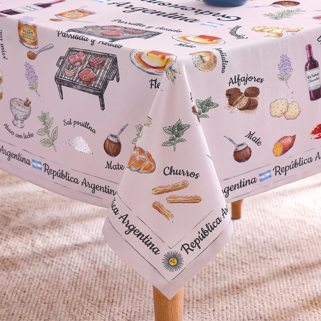 Mantel Gastronomía Argentina