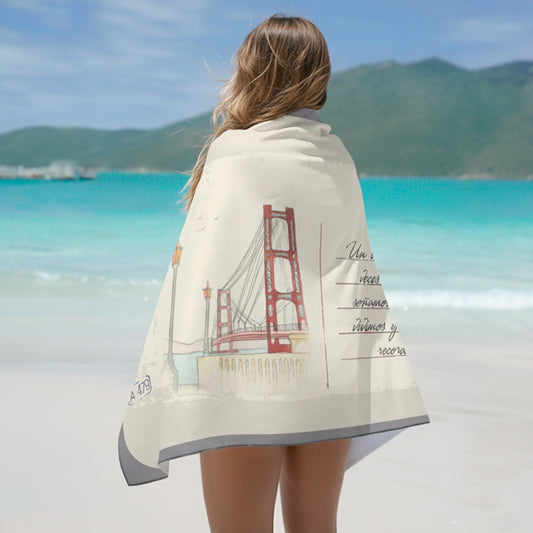 Santa Fé Toalla Personalizada Tarjeta Postal