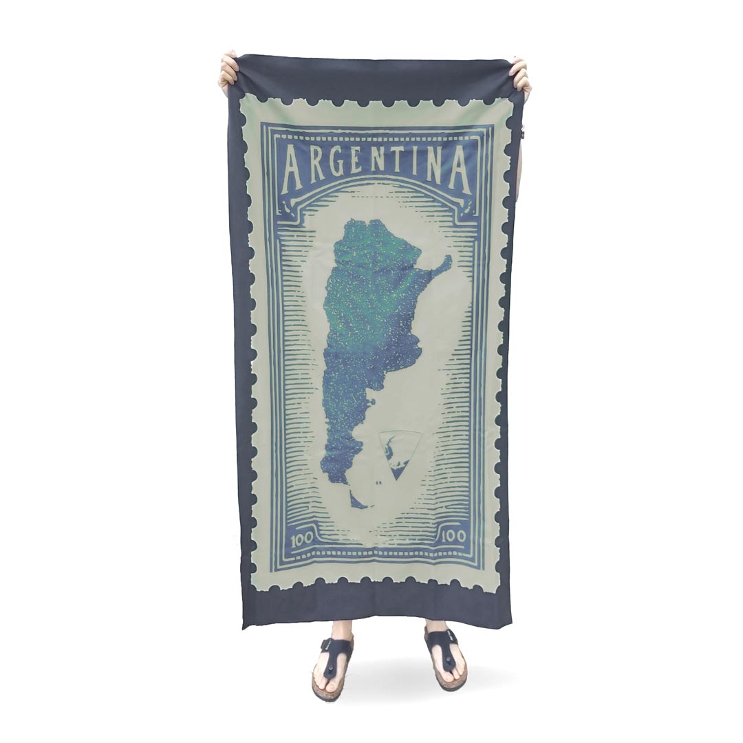 Estampilla Argentina A Toalla Deportiva