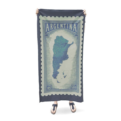 Estampilla Argentina A Toalla Deportiva
