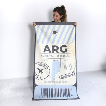Argentina Toalla Deportiva Ticket B