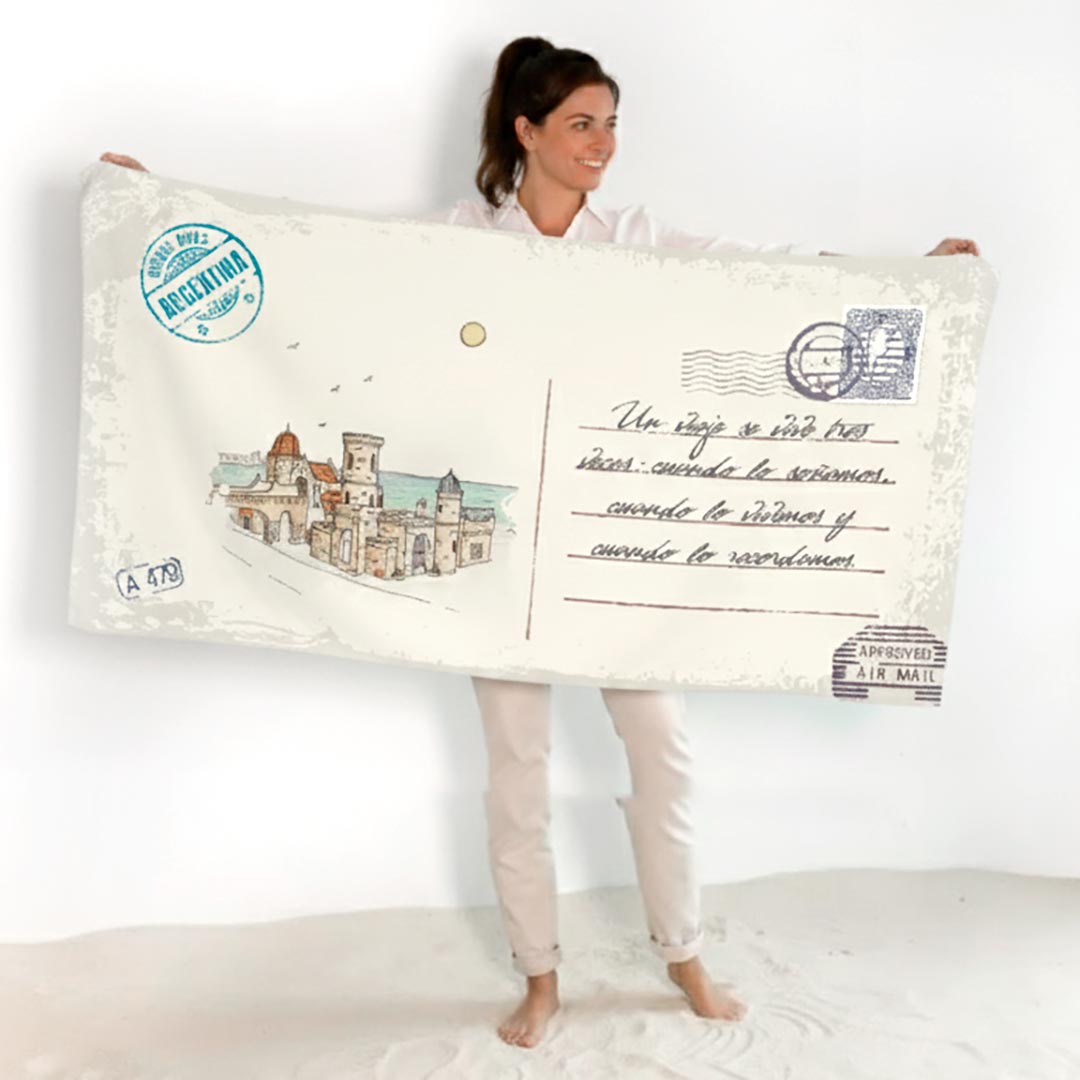 Buenos Aires Toalla Personalizada Tarjeta Postal