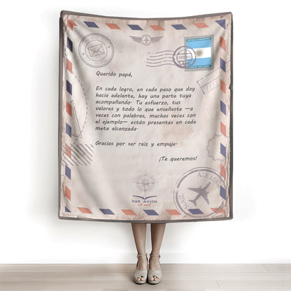 Carta Larga Manta Personalizada