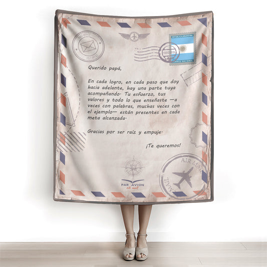 Carta Larga Manta Personalizada