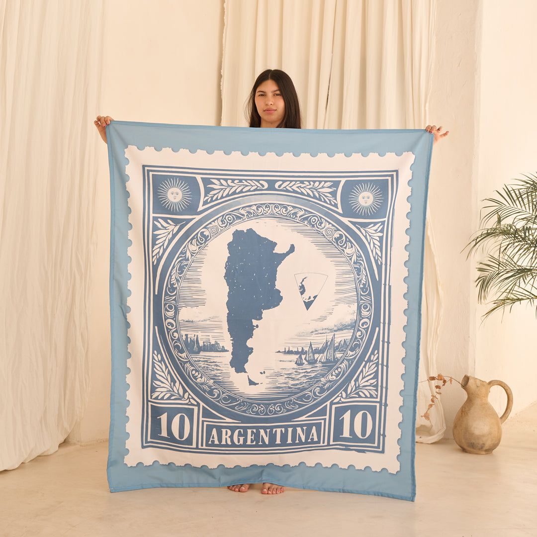 Lona Estampilla Argentina