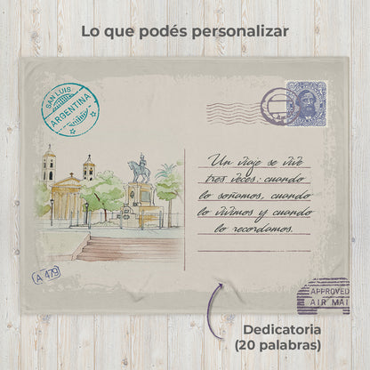 San Luis Manta Personalizada Tarjeta Postal