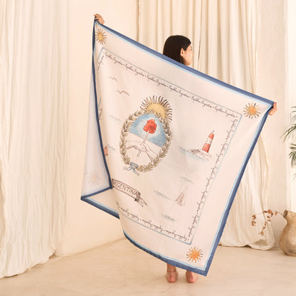 Costa Argentina Escudo Nacional Lona Playera