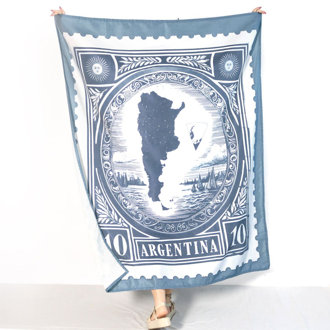 Lona de Tela Estampilla Argentina