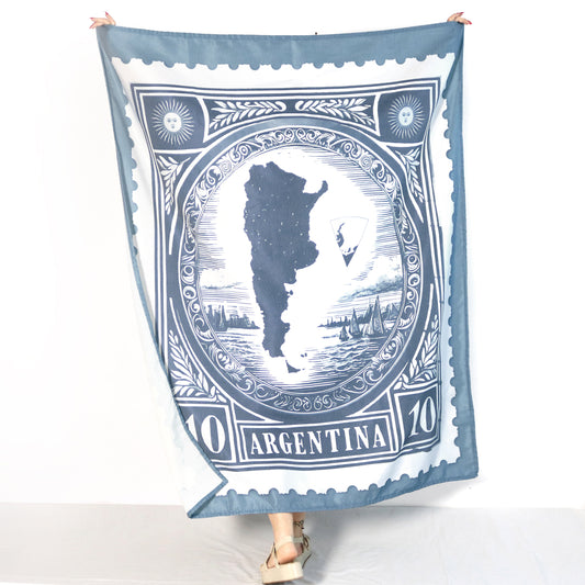 Lona de Tela Estampilla Argentina