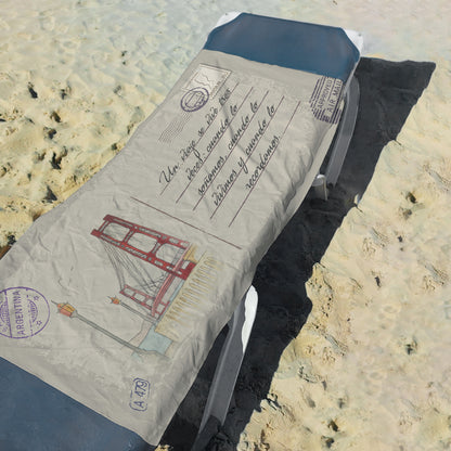 Santa Fé Toalla Personalizada Tarjeta Postal