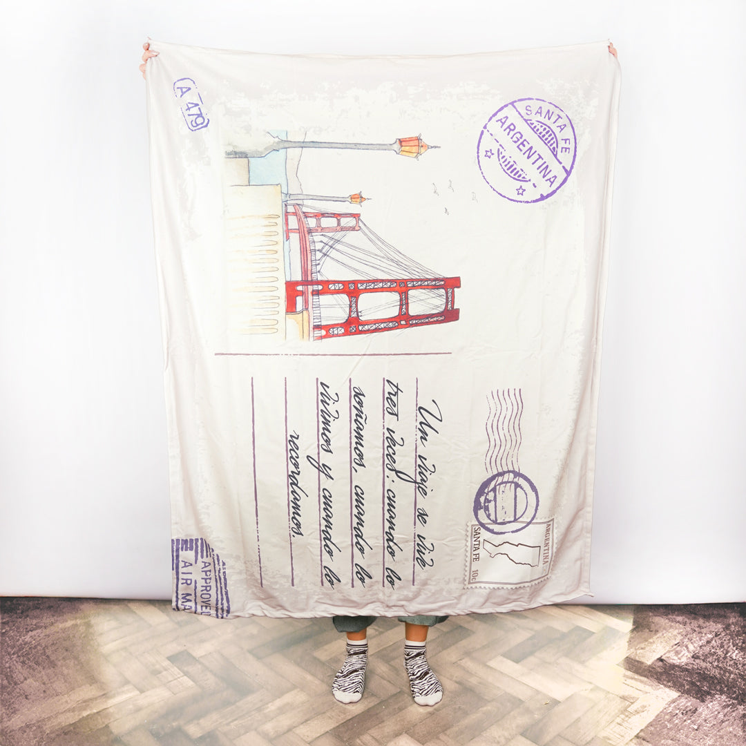 Santa Fé Manta Personalizada Tarjeta Postal