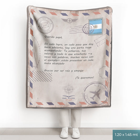 Carta Larga Manta Personalizada