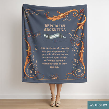 Fileteado Bandera Manta Personalizada