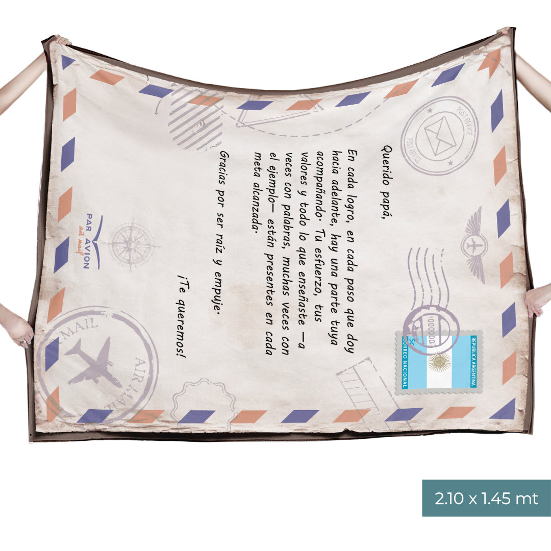 Carta Larga Manta Personalizada