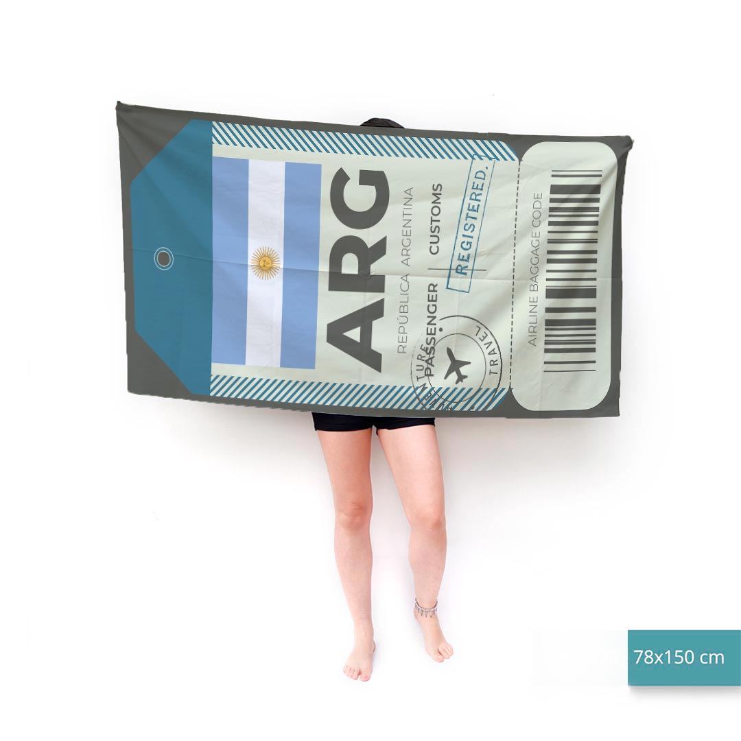 En Stock Argentina Toalla Deportiva Ticket A