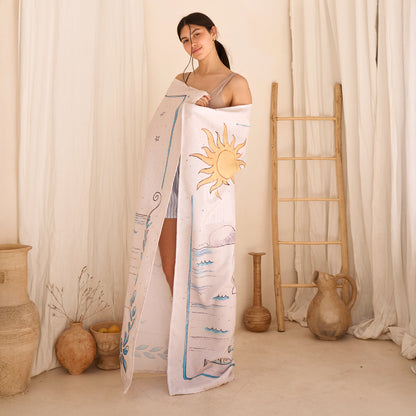 Costa Argentina Mapa Lona Playera