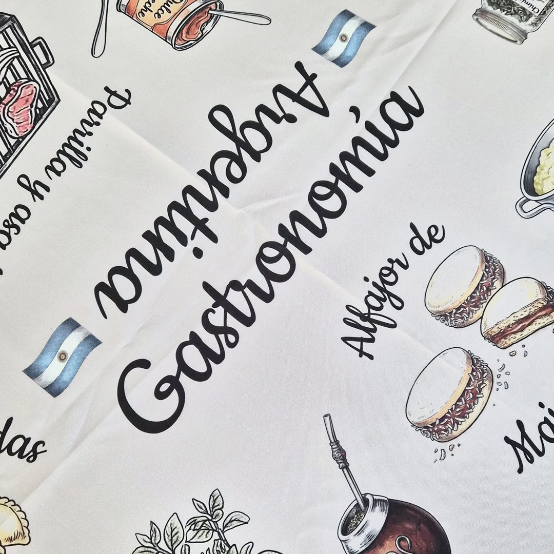 Mantel Gastronomía Argentina