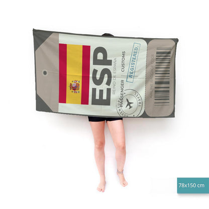 En Stock España Toalla Deportiva Ticket