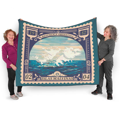 Estampilla Islas Malvinas Manta Polar