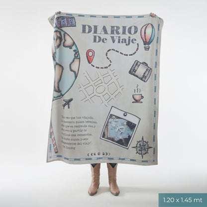 Manta Personalizada Diario de Viaje