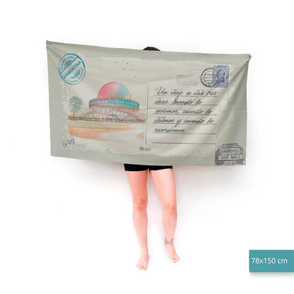 CABA Toalla Personalizada Tarjeta Postal