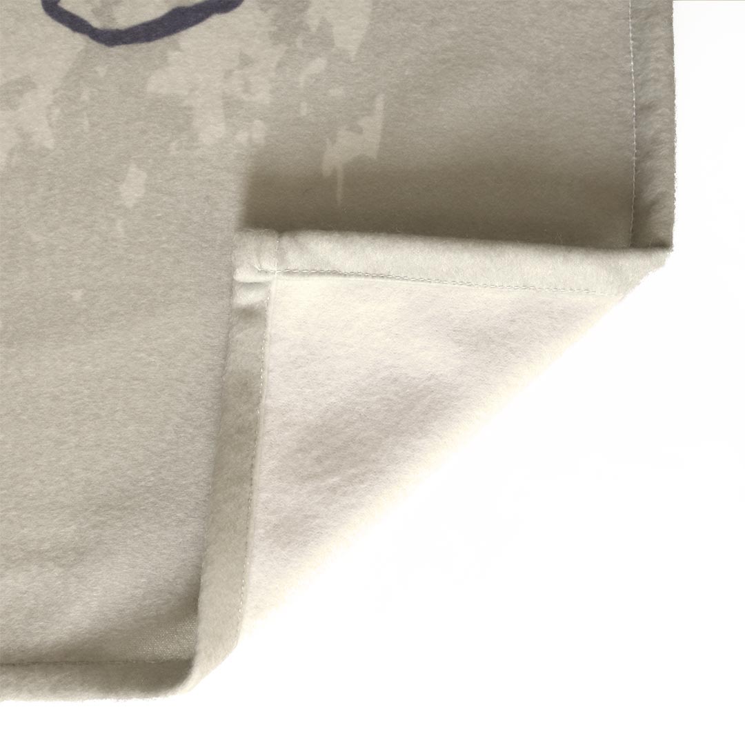 CABA Argentina Manta con Mensaje Personalizado Estilo Postal