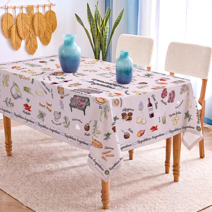 Mantel Gastronomía Argentina