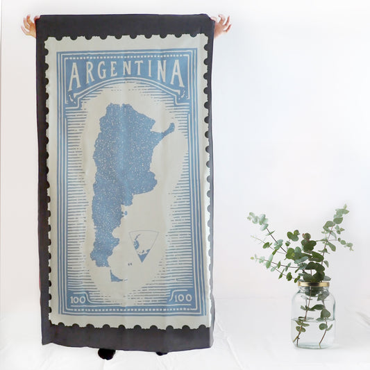 Estampilla Argentina A Toalla Deportiva
