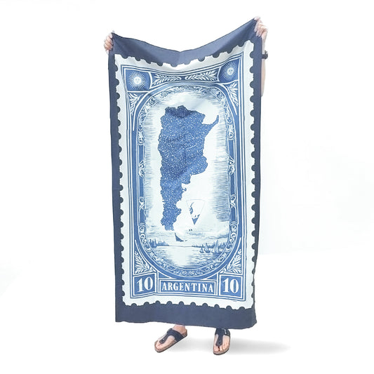 Estampilla Argentina B Toalla Deportiva