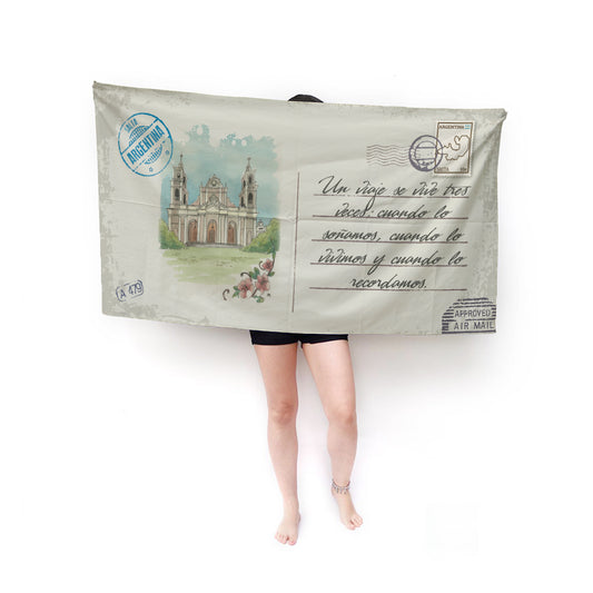 Salta Toalla Personalizada Tarjeta Postal
