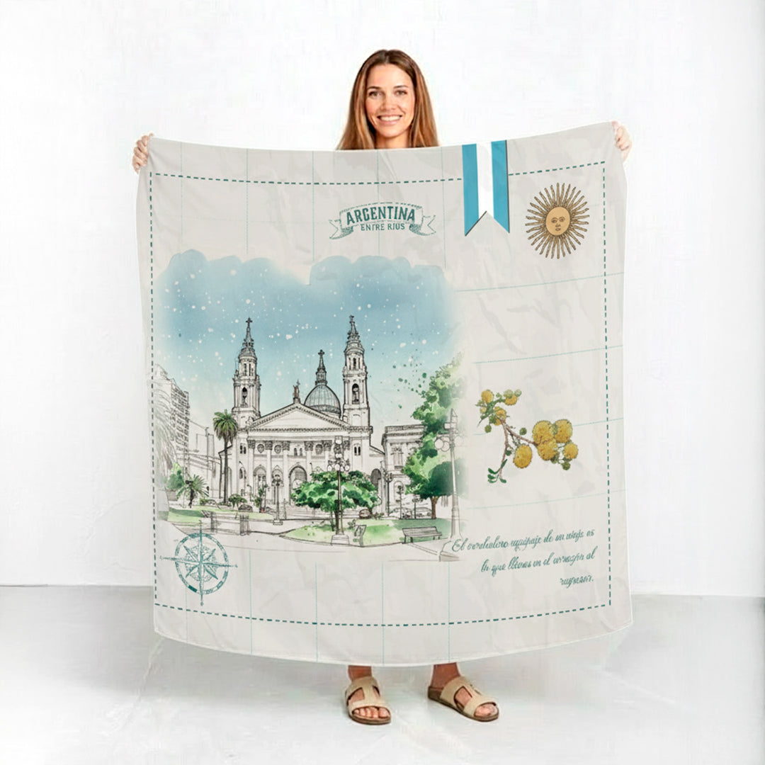 Paisaje Postal Provincias Argentinas Lona Personalizada