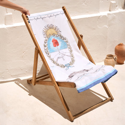 Costa Argentina Escudo Nacional Lona Playera