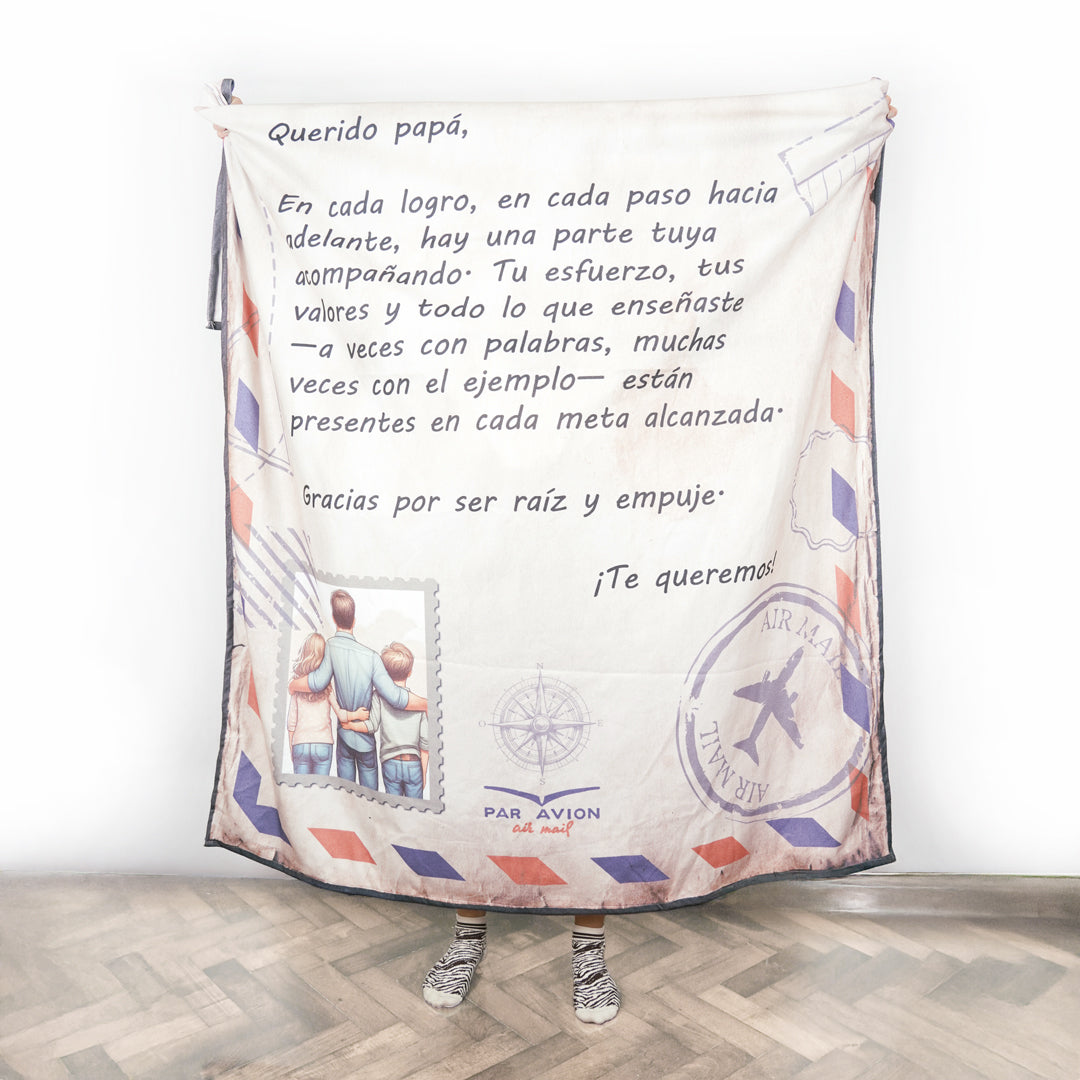 Carta Larga Manta Con Foto