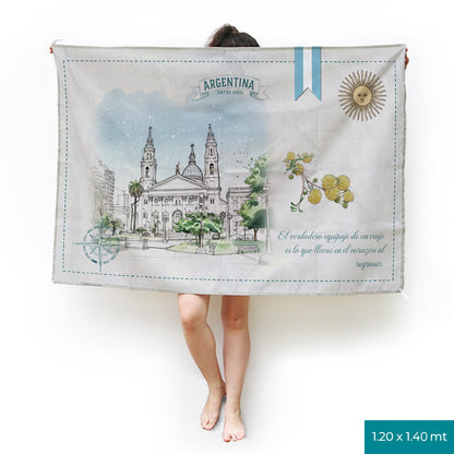 Paisaje Postal Provincias Argentinas Lona Personalizada